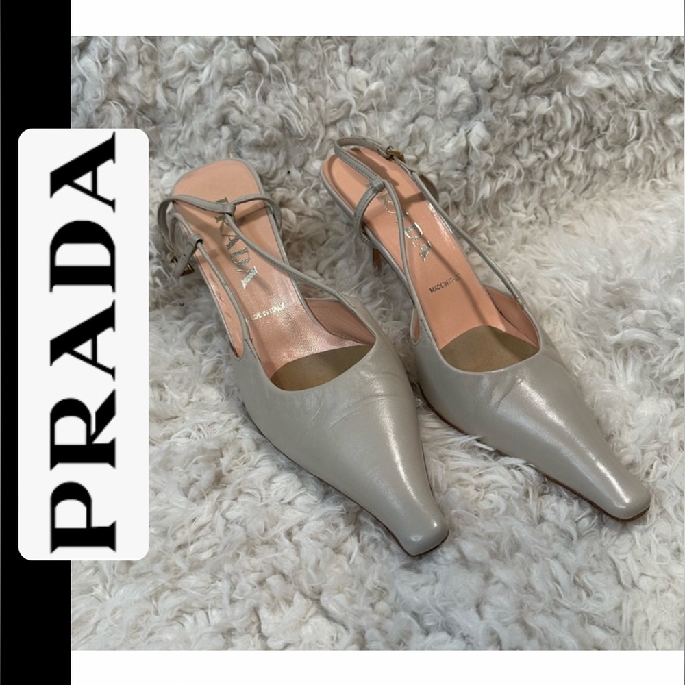 COPY - PRADA SLINGBACK KITTEN HEELS
